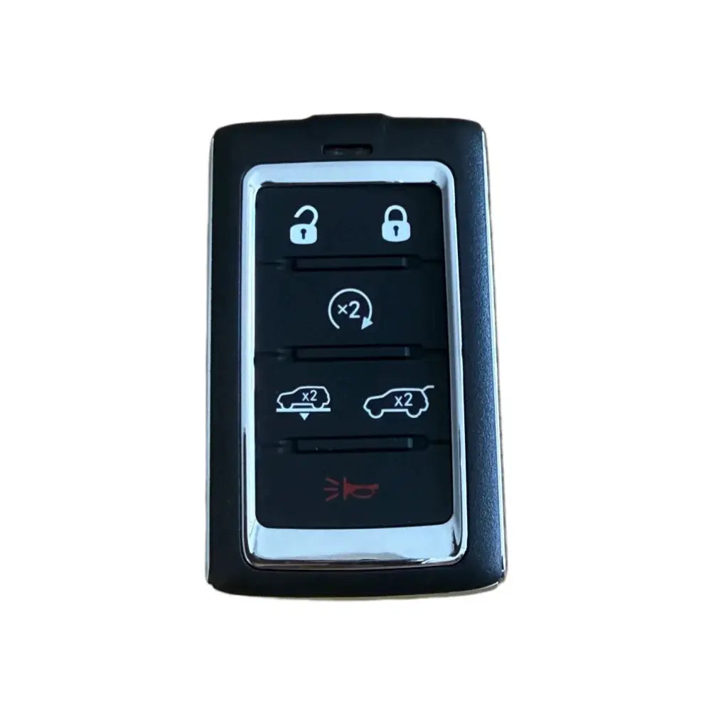 Car Smart Remote Key Shell Casing for Jeep Grand Cherokee Wagoneer Obsidian II 2021 2022 2023 New Model with Uncut Insert Blade by InterCyprus Trading Ltd