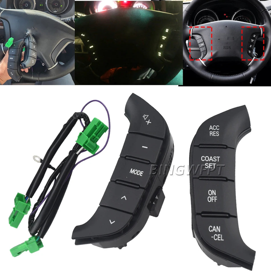 Buton de control audio pentru volan ABS pentru Mitsubishi Montero Pajero IV