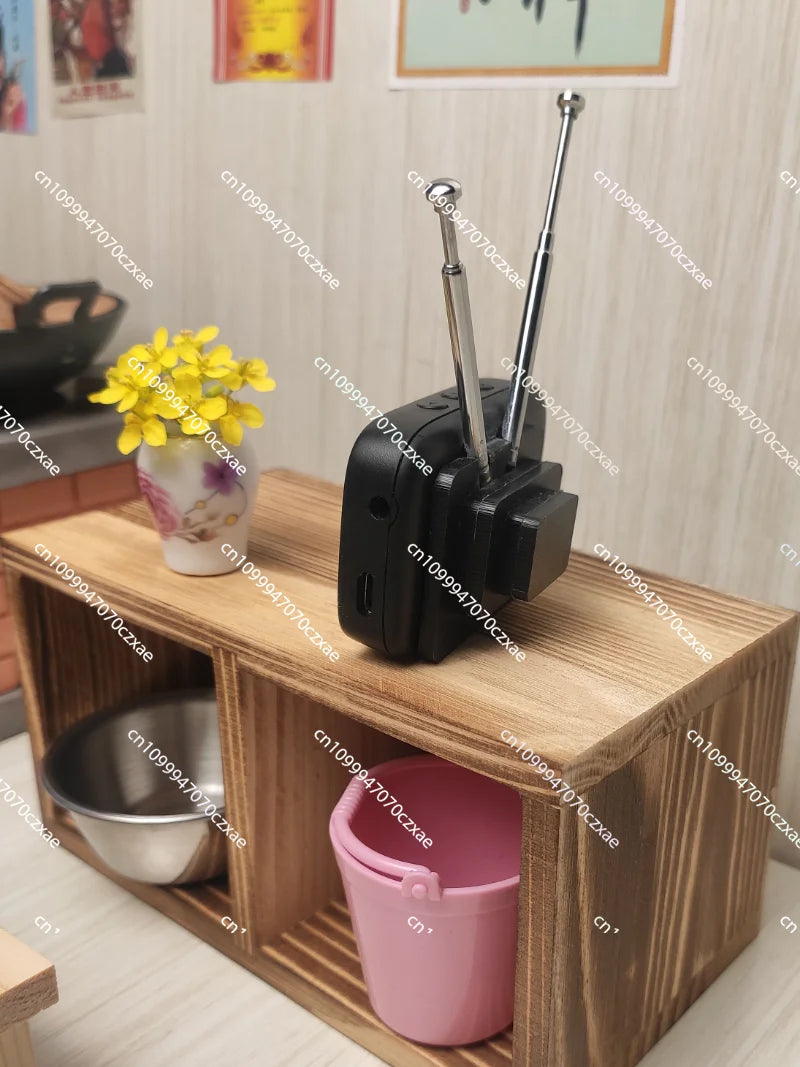 Retro Mini Touch Screen TV &ndash; Customizable Video Content