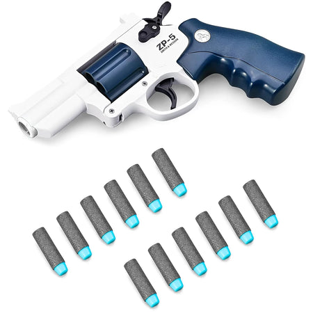 ZP5 Revolver Pistol Toy DEEP BLUE