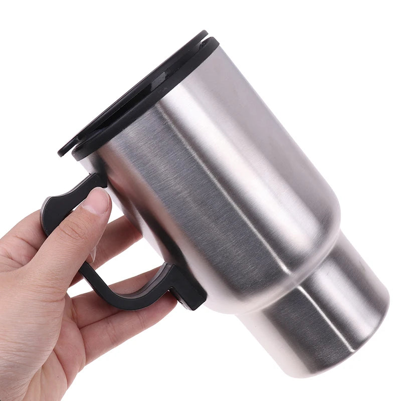 12V 450ml Stainless Steel Car Heating Mug - USB Heated