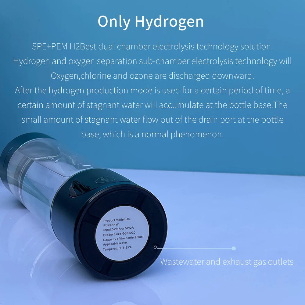 BlueVida 8th Gen Nano Hydrogen Bottle &ndash; PEM Hydrogen