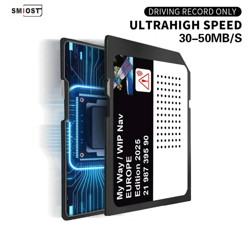 2025 Navigation SD Card 16GB &ndash; EU Morocco Map Upgrade