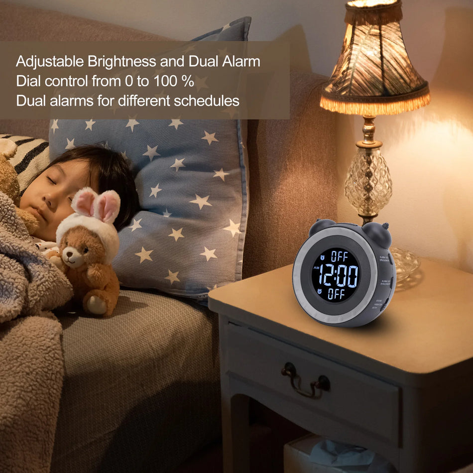 Bedtriller Wekk klok met instelbaar volume en trillen