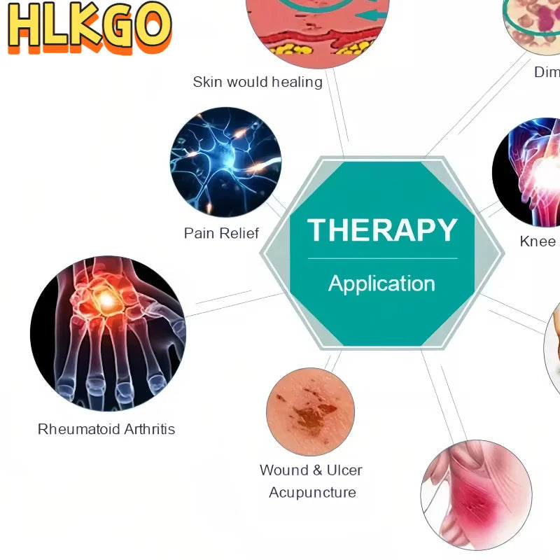 17 diodový studený laser 650nm 808nm na léčbu artritidy kolene