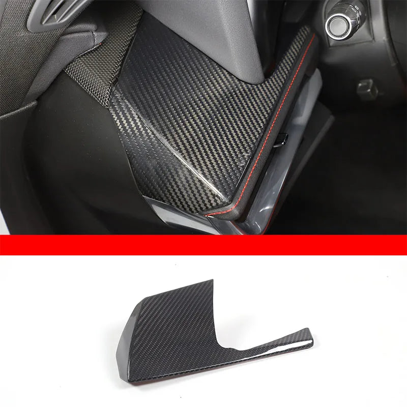 Carbon Fiber Driver Side Air Vent Trim Cover For Corvette C8