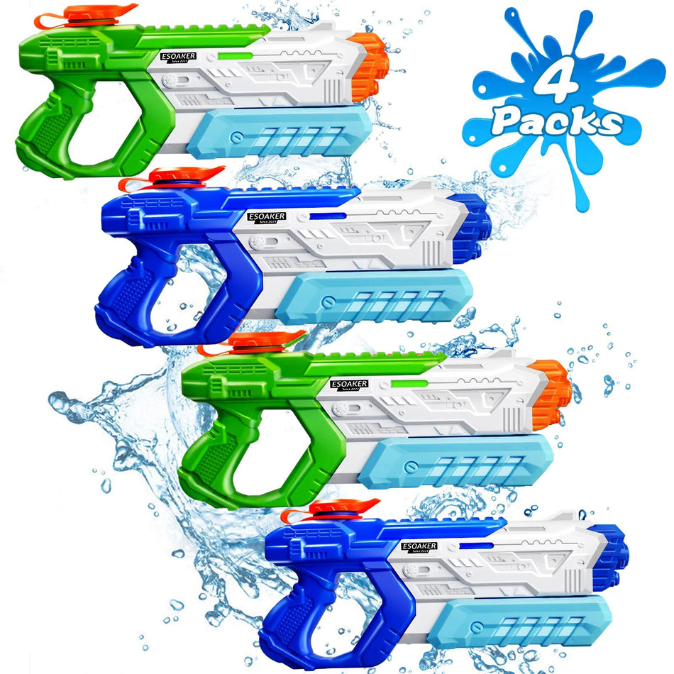Pistolet à eau haute capacité de 600 cc pour enfants et adultes, blaster d'été à longue portée