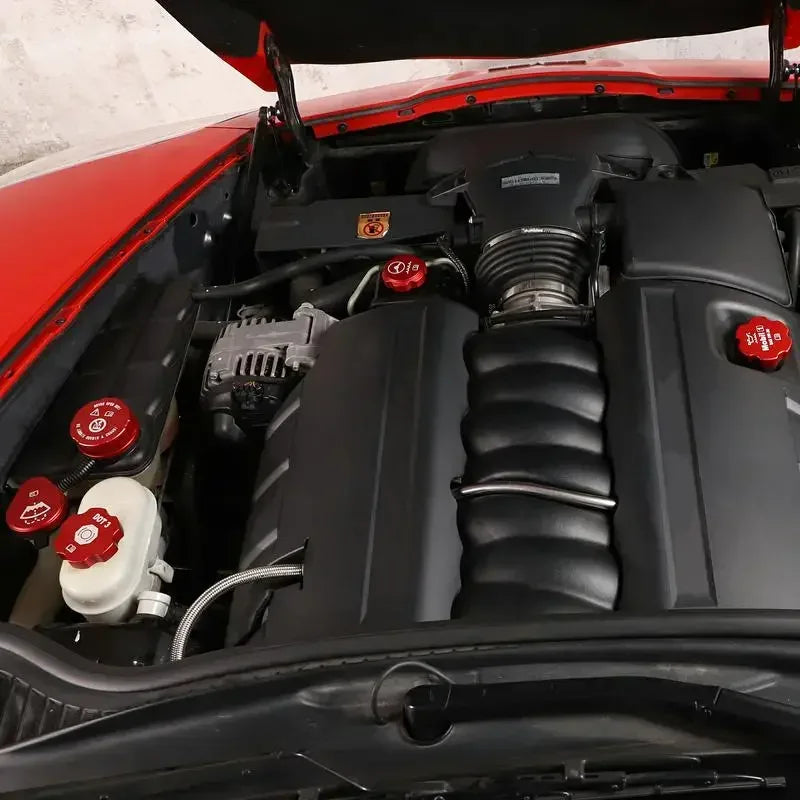 Tappo serbatoio liquido tergicristalli Chevrolet Corvette C6 argento rosso