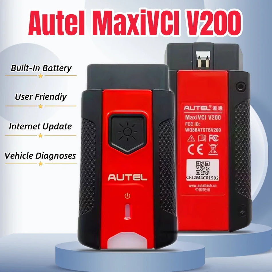 Автел MaxiVCI V200 Bluetooth OBD2 интерфейс за DoIP CanFD диагностика