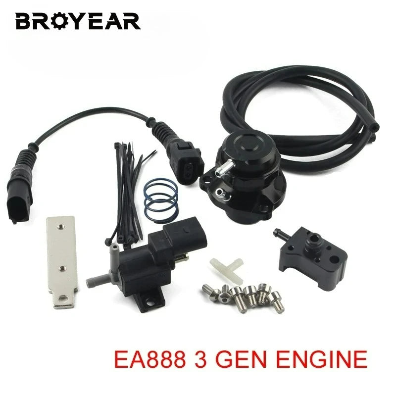 Blow Off Valve Kit Aluminum for Audi VW Seat Skoda 2.0T 1.8T EA888 Gen 2 3 by InterCyprus Trading Ltd