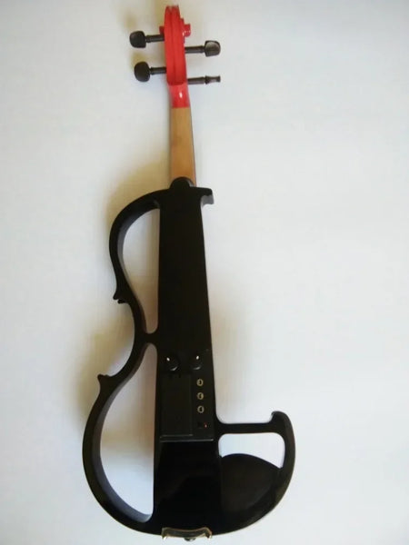 Solid Wood Electric Violin Ebony &ndash; Handmade Craftsmanship