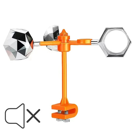 Solar Wind Powered Bird Repeller &ndash; 360 Degree Reflective Scare Device No solar energy