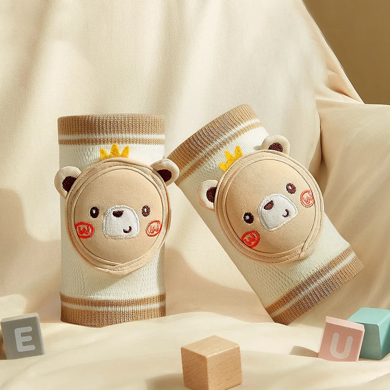 Baby Knee Pads For Crawling &ndash; Breathable Mesh Comfort Bear B / 0-4 Years Old