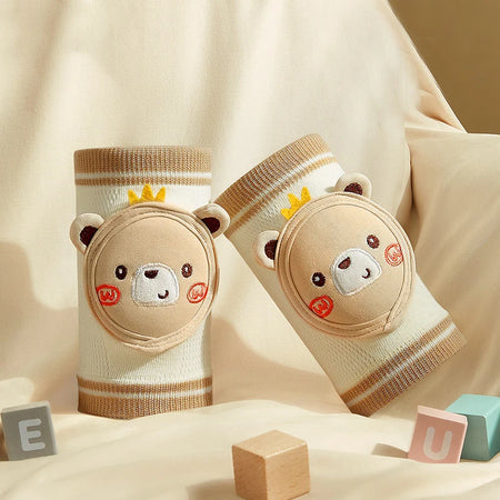 Baby Knee Pads For Crawling &ndash; Breathable Mesh Comfort Bear B / 0-4 Years Old