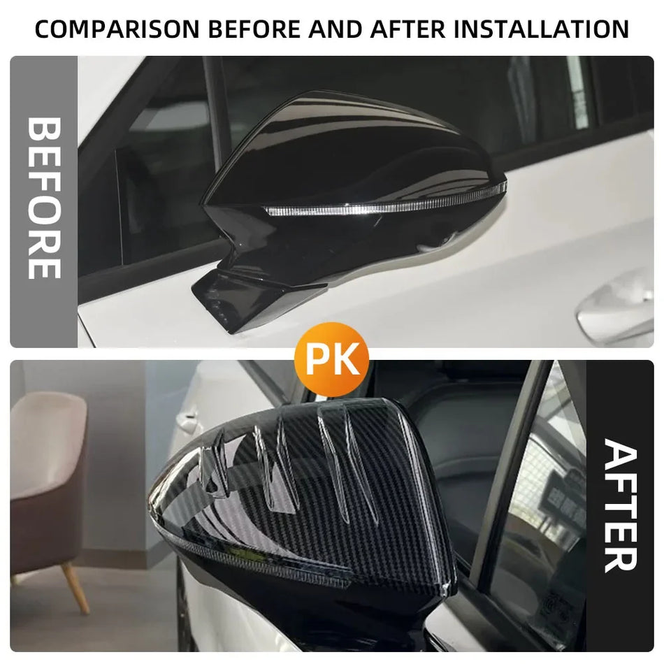 Κάλυμμα Καθρέφτη Οπισθοπορείας MG4 EV MG4 Mulan με ABS, Φινίρισμα από Ανθρακονήματα