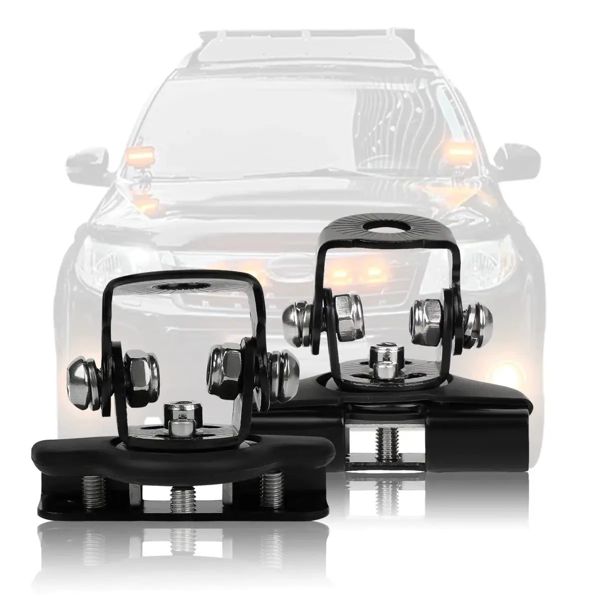 LED Work Light Mount Bracket Clamp Holder for Off Road SUV ATV 4WD Universal 4x4 Auto Accessories Spotlight Bracket by InterCyprus Trading Ltd