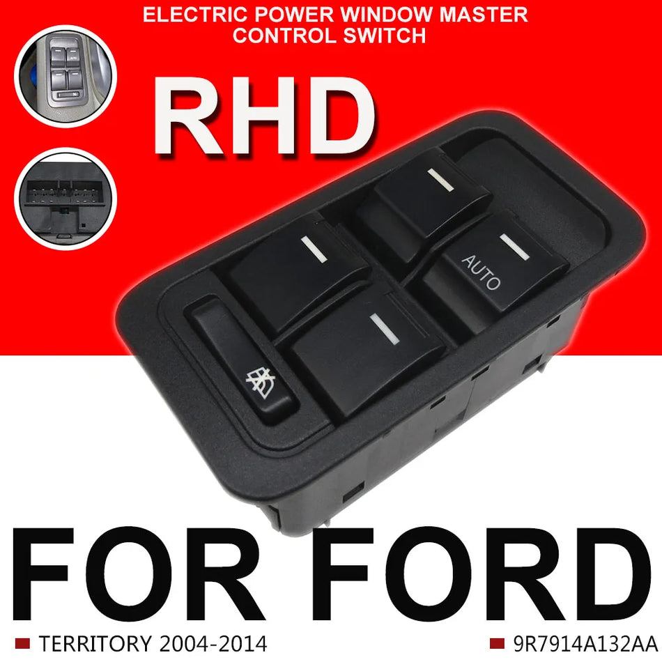 Interrupteur Maître de Vitre Électrique Avec LED Blanche Pour Ford Territory SX SY SZ