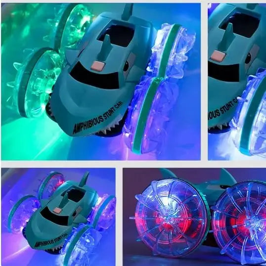 Shark Amphibious Remote Control Car &ndash; Double-Sided Flip