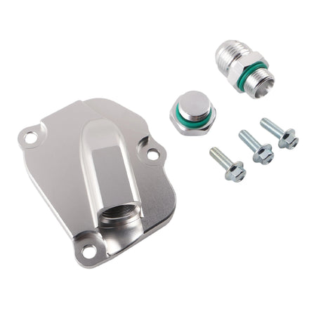 Oil Return Chain Tensioner Cover Plate 6061-T6 Aluminum For Honda K20 K24 by InterCyprus Trading Ltd