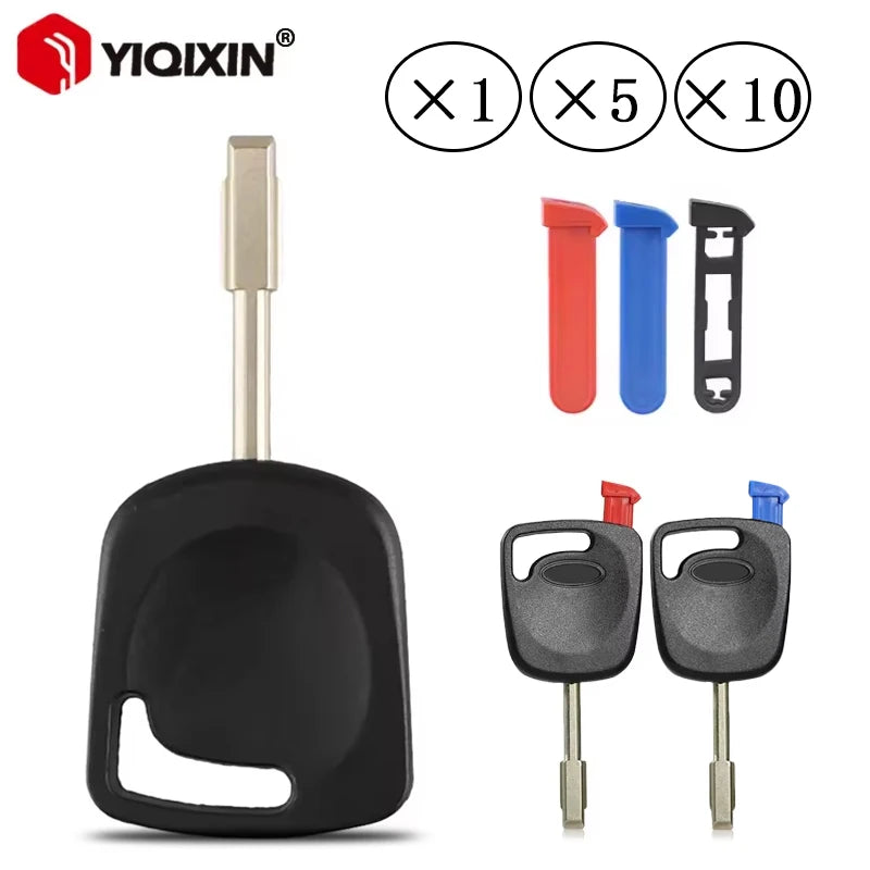 Avaimen kuori Ford Focus yhteensopiva Ford Focus -etäavaimen leikkaamattomalla kupariterällä ABS-muovia