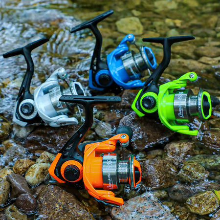 Sougayilang 4-Color Spinning Reels - Lightweight &amp; Durable for Freshwater and Saltwater