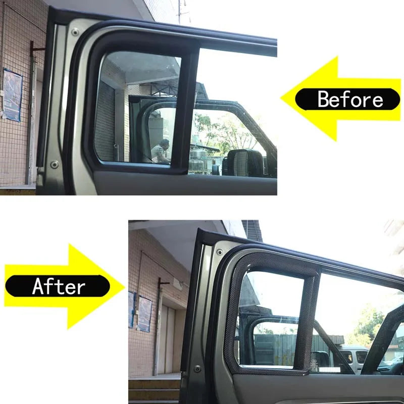 ABS-hiilikuitu C-pilarin trimmi Land Rover Defender 110:lle