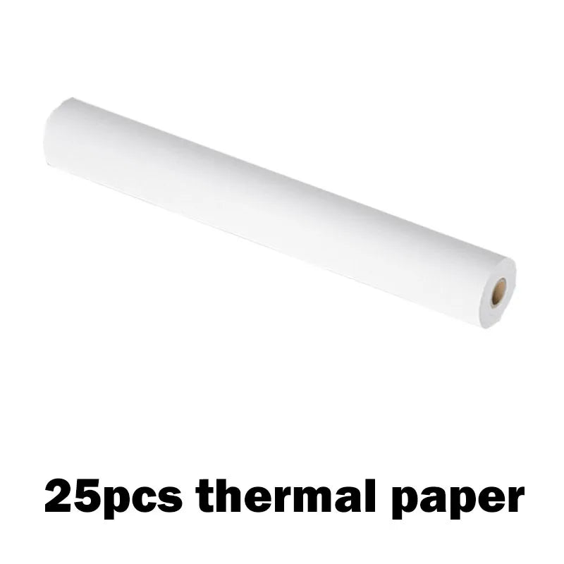 InterCyprus A4 Portable Thermal Printer &ndash; Wireless Inkless 25Pcs Paper