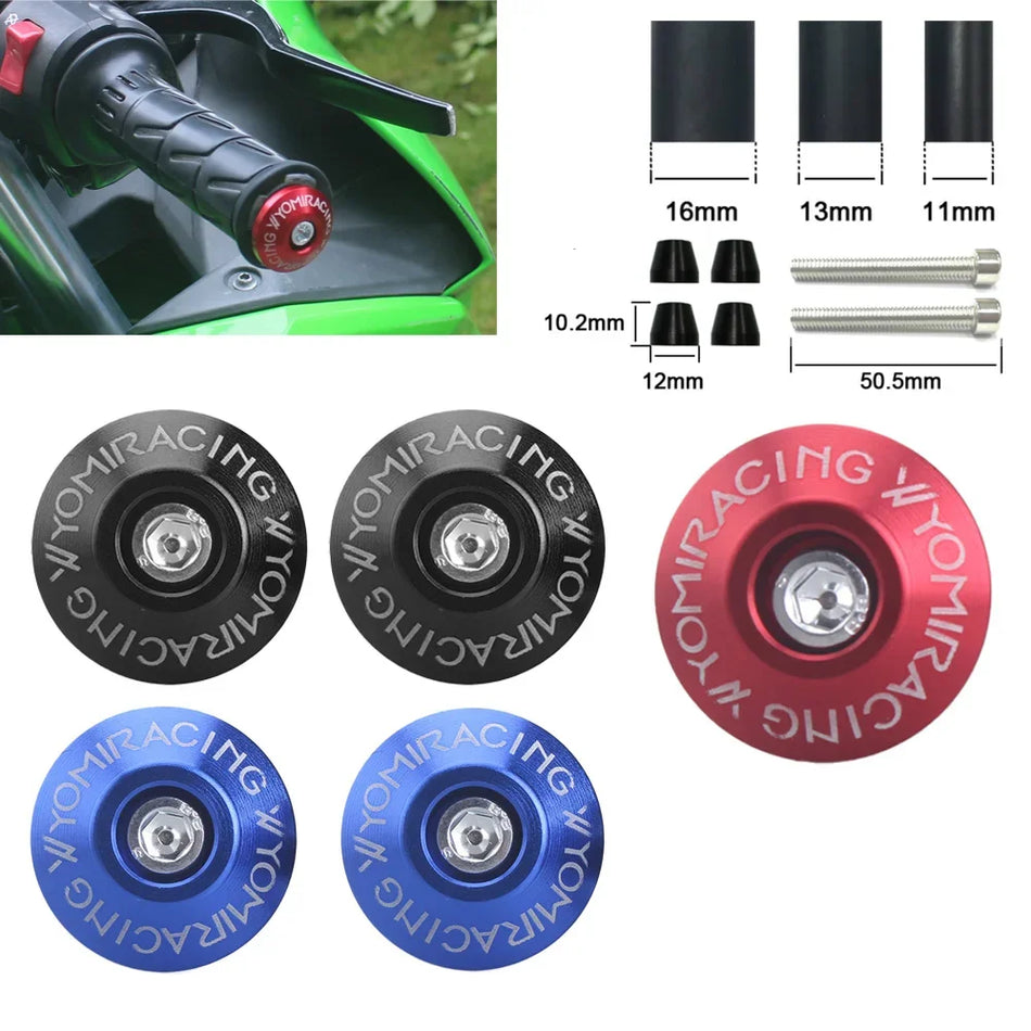 Hmotnosti na koncoch riadidiel Yamaha na terénne motocykle hliníkové proti vibráciám