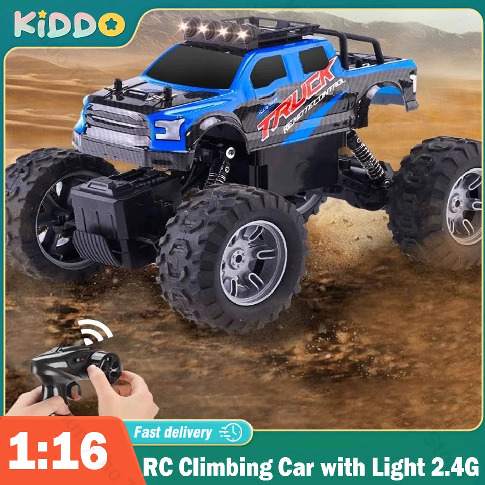 Conusea Q178 4WD RC-bil med lampor, terrängkörning, klättring, hög hastighet