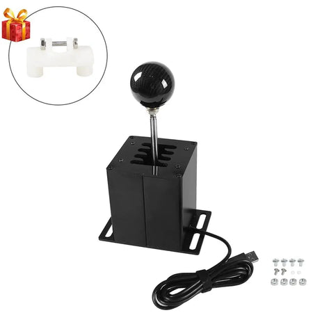 PC USB H Gear Shifter For Logitech G27 G29 G25 G920 For Thrustmaster T300RS/GT Shift Knob For ETS2 Simracing Racing Game by InterCyprus Trading Ltd