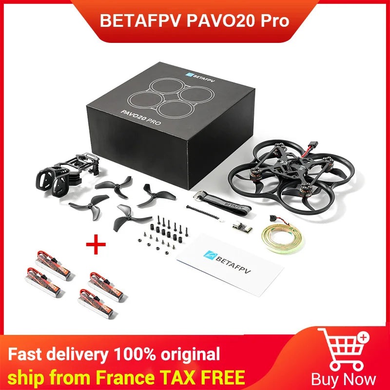 BETAFPV Pevo20 Pro Brushless Whoop Quad, lietotnē kontrolēts