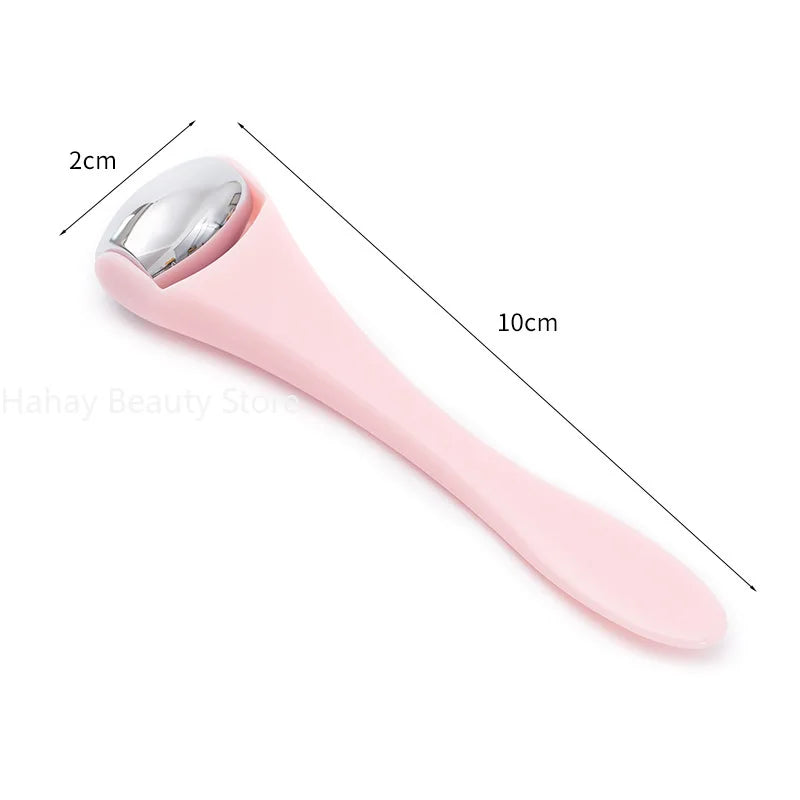 Double Head Stainless Steel Ice Roller &amp; Eye Cream Stick - Face Massager &amp; Beauty Tool