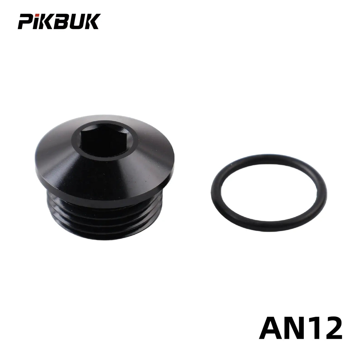 PIKBUK Aluminum AN6 8 10 12 16 20 AN ORB O-Ring Seal Boss Port Socket Port Plugs Slimline Block Off Fitting Adapter by InterCyprus Trading Ltd