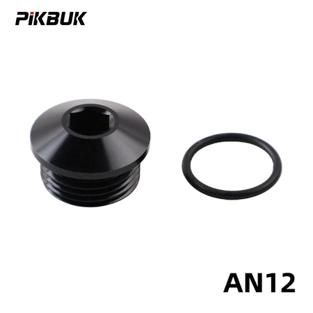 PIKBUK Aluminum AN6 8 10 12 16 20 AN ORB O-Ring Seal Boss Port Socket Port Plugs Slimline Block Off Fitting Adapter by InterCyprus Trading Ltd
