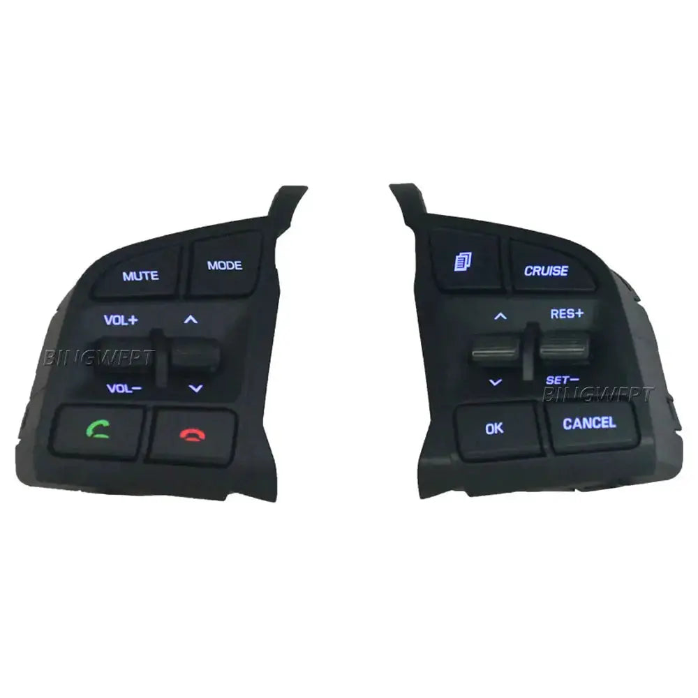 1Pair Steering Wheel Buttons With Backlight For Hyundai Tucson 2015-2019 Cruise Control Switch 96720-D3200 by InterCyprus Trading Ltd