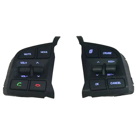 1Pair Steering Wheel Buttons With Backlight For Hyundai Tucson 2015-2019 Cruise Control Switch 96720-D3200 by InterCyprus Trading Ltd
