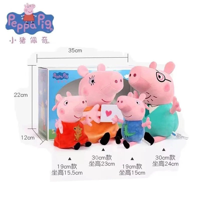 Peppa Pig Family Plush Toys Set - Perfect for Christmas Gifts and Decorations - Cyprus