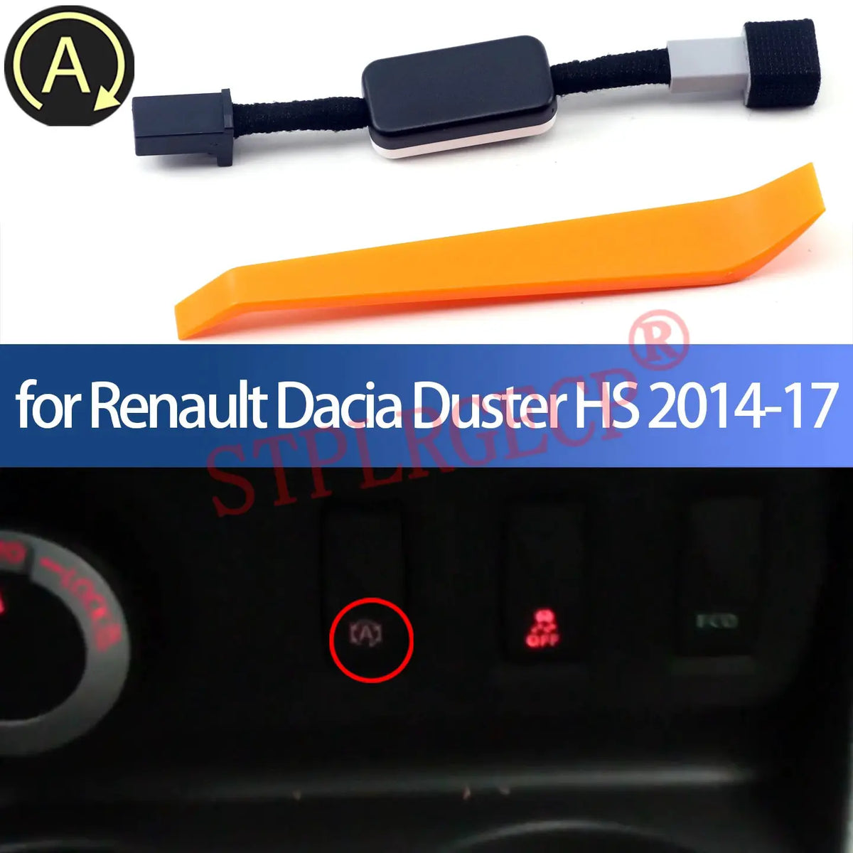 Automatic Stop Start Engine System Off Cable Plug and Play Eliminator for Renault Dacia Duster I & II HS 2014-2017 Accessories by InterCyprus Trading Ltd