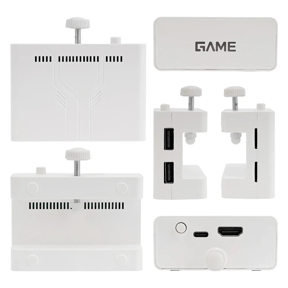 Y7 Game Console 4K Retro TV Box with 10,000+ Games &amp; Wireless Controller WHITE / 256G Standard handle