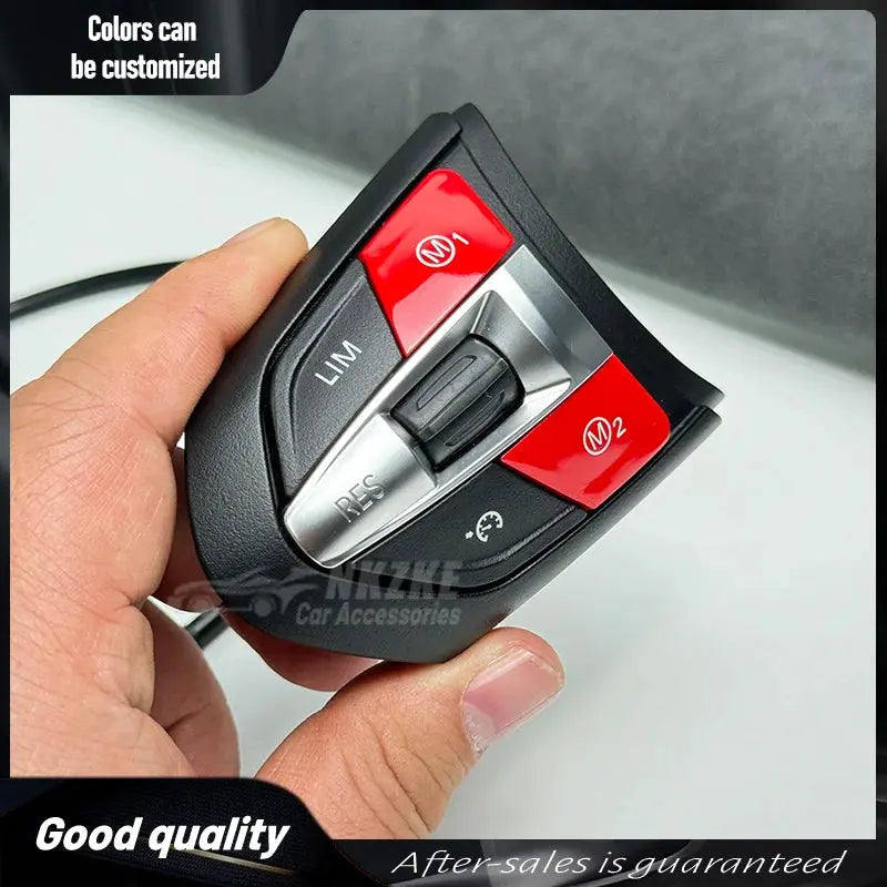 Steering wheel button, suitable for BMW F10 F20 F30 E70 E90 F32, 3 Series, 5 Series universal models, color modification by InterCyprus Trading Ltd