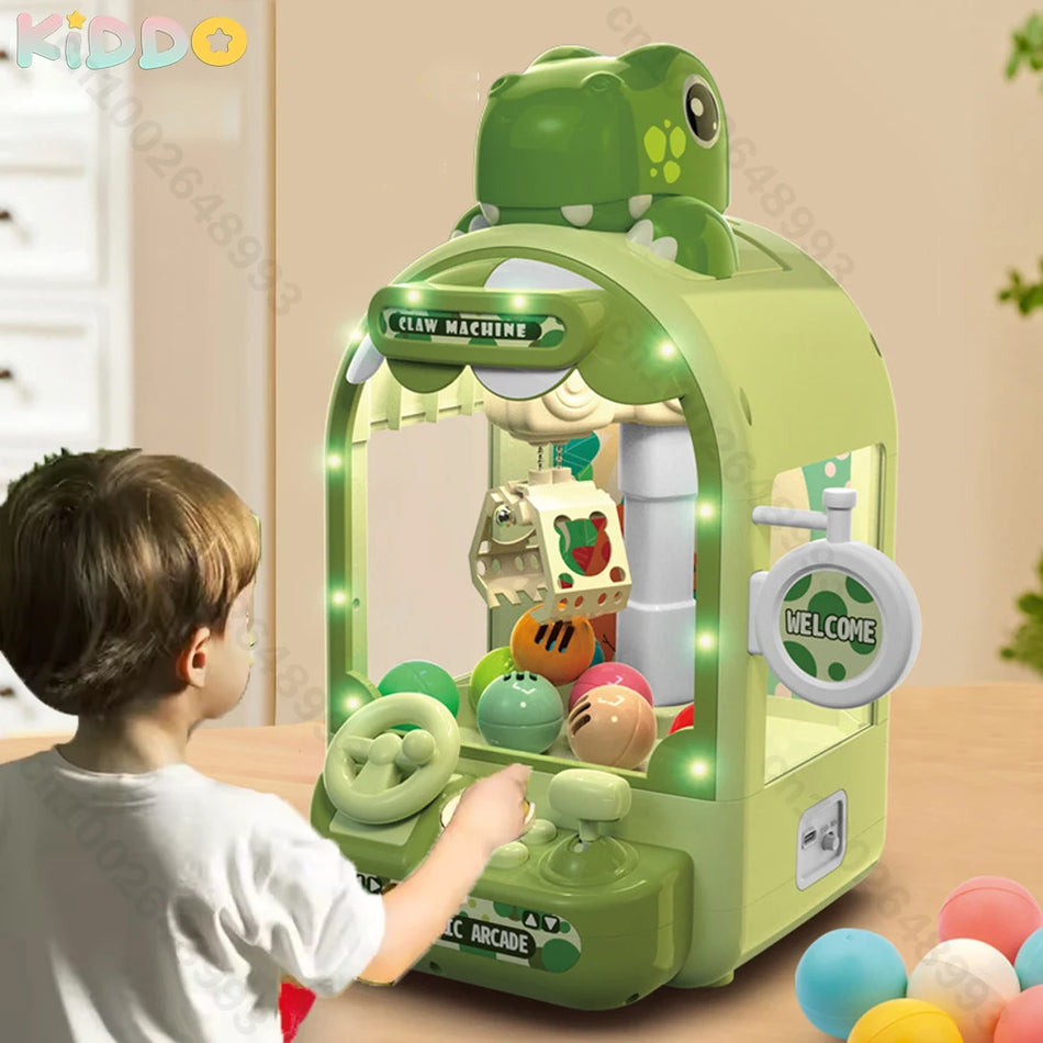 Dinosaurier-Kralle-Maschine Spielzeug, elektronisches Arcade-Spiel, verstellbarer Fangmechanismus