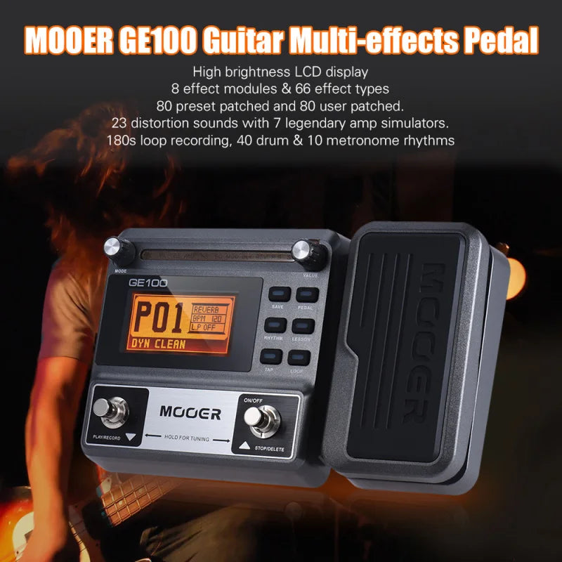 MOOER GE100 &ndash; Ultra Authentic Tone Engine With Loop