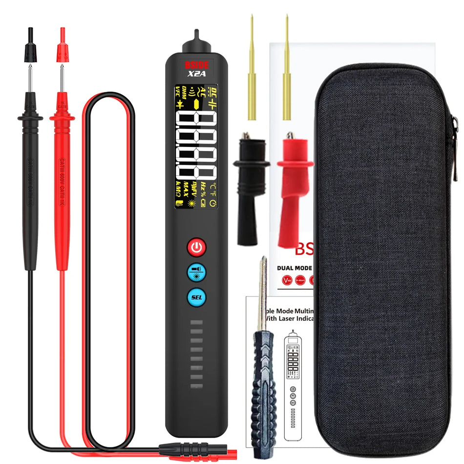 BSIDE X2A &ndash; Laser Indication Digital Multimeter Auto Range