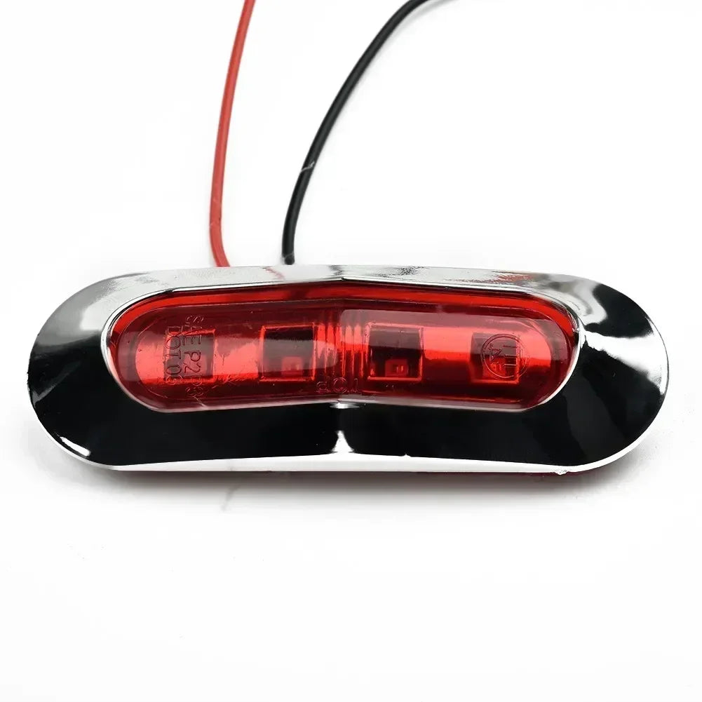 2Pcs Waterproof Red Green LED Boat Navigation Lights