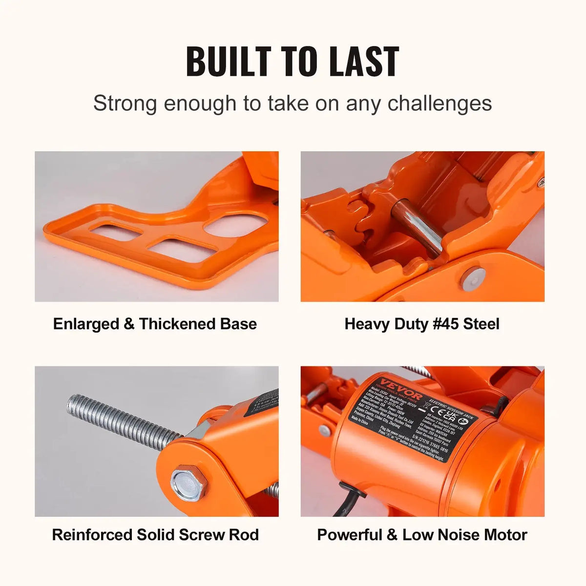 3T Electric Scissor Car Jack &ndash; With Wrench