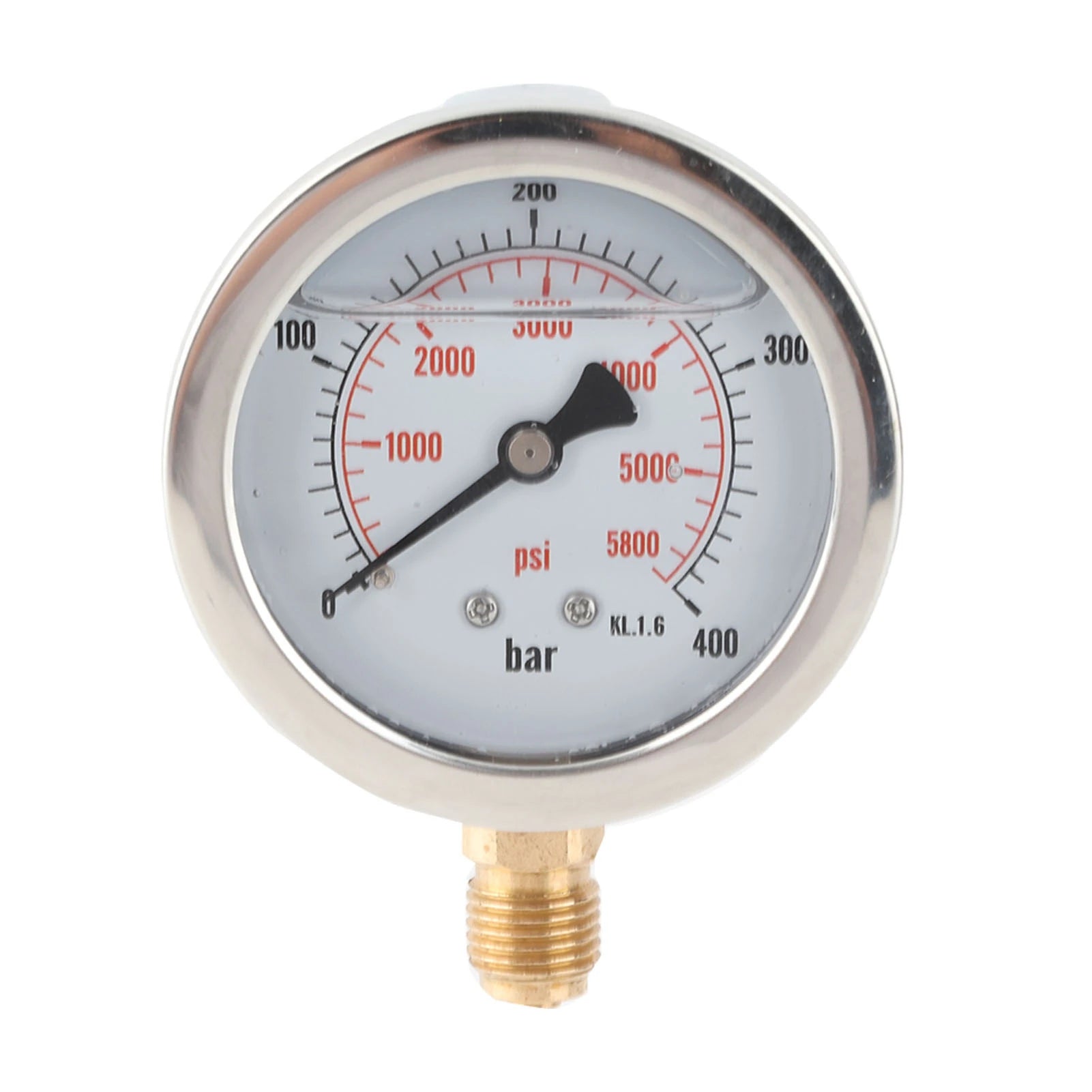 0-400Bar 0-5800Psi G1/4 68Mm Dial Hydraulic Pressure Gauge &ndash; High Precision Pressure Measurement Default Title