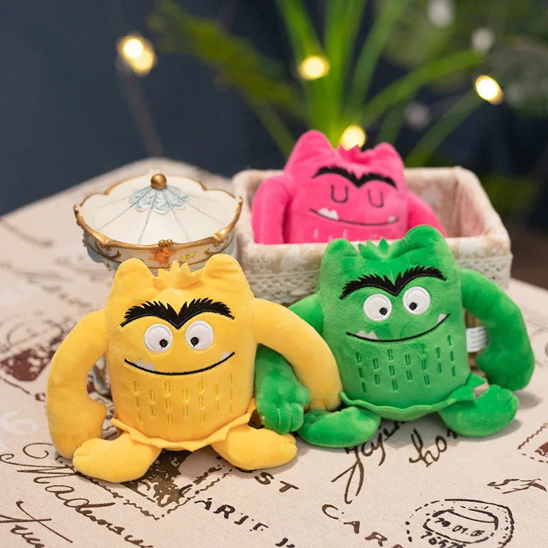 Color Monster Emotion Plush Toy - 15cm Cute Stuffed Doll for Kids
