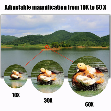 BORWOLF 10-380X100 Zoom Binoculars &ndash; Ultra High Magnification