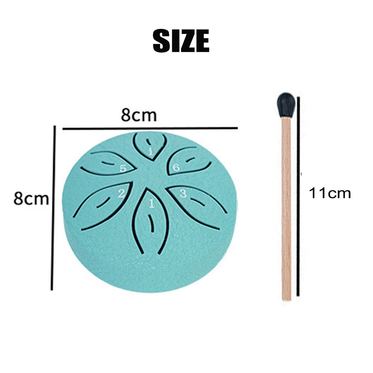 3 Inch 6 Steel Tongue Drum &ndash; Waterproof Outdoor Instrument
