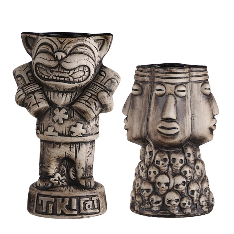 Hawaii Tiki Mug Ceramic - Eco Friendly Cocktail Cup